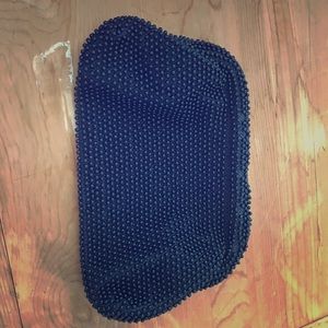 Vintage small Dark Blue clutch.